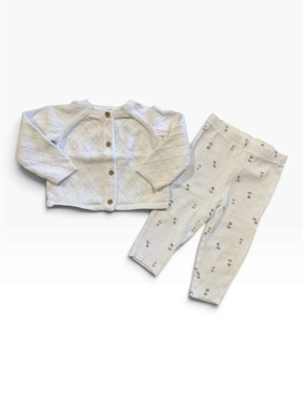 Carter's Baby Girls 2-Piece Knit Sweater and Leggings Set, 9 Months